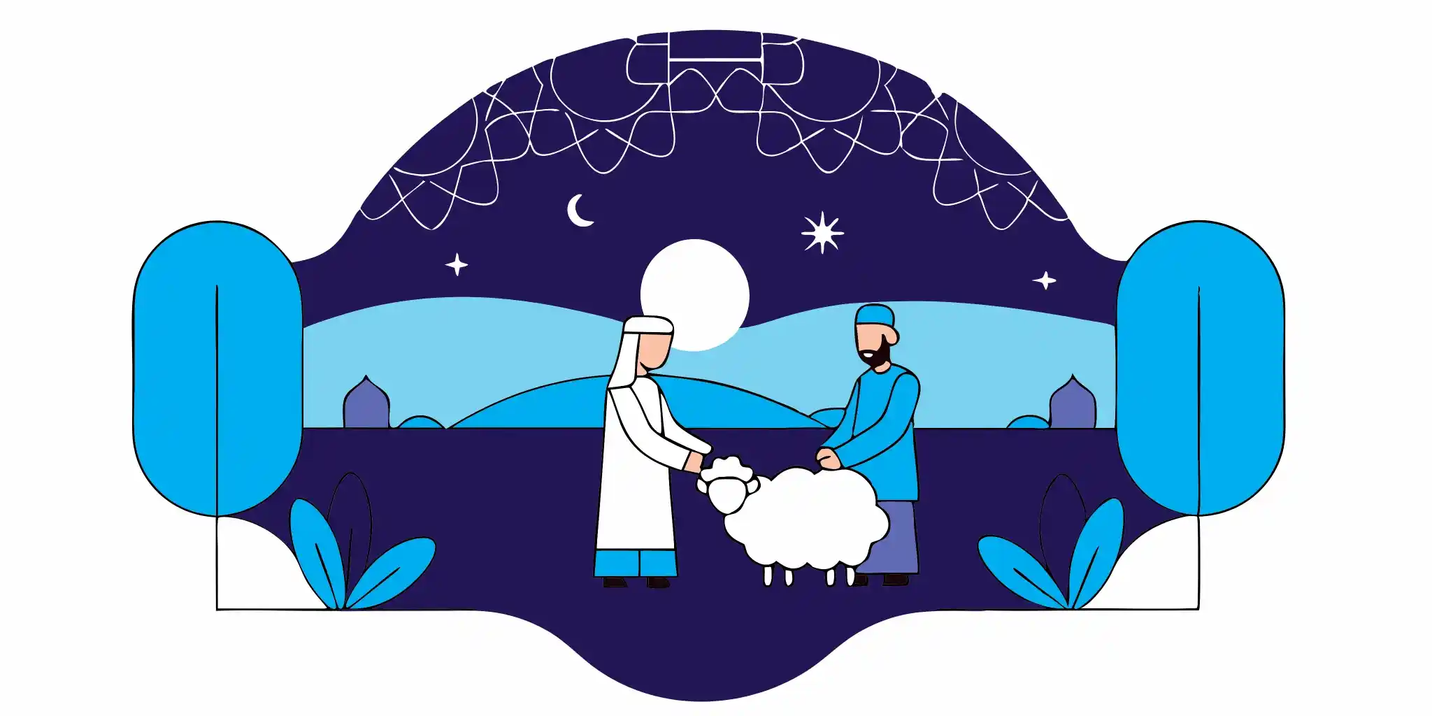 بنر عید قربان و کمک به آسیب‌دیدگان اجتماعی خیریه سرای احسان